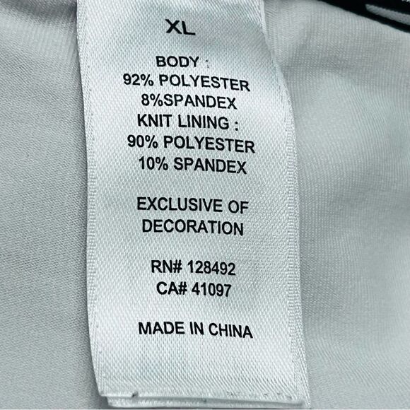 Greg Norman Skirt Skort Floral/Plaid Print Pull On Stretchy Golf Tennid Sz XL - Picture 9 of 9